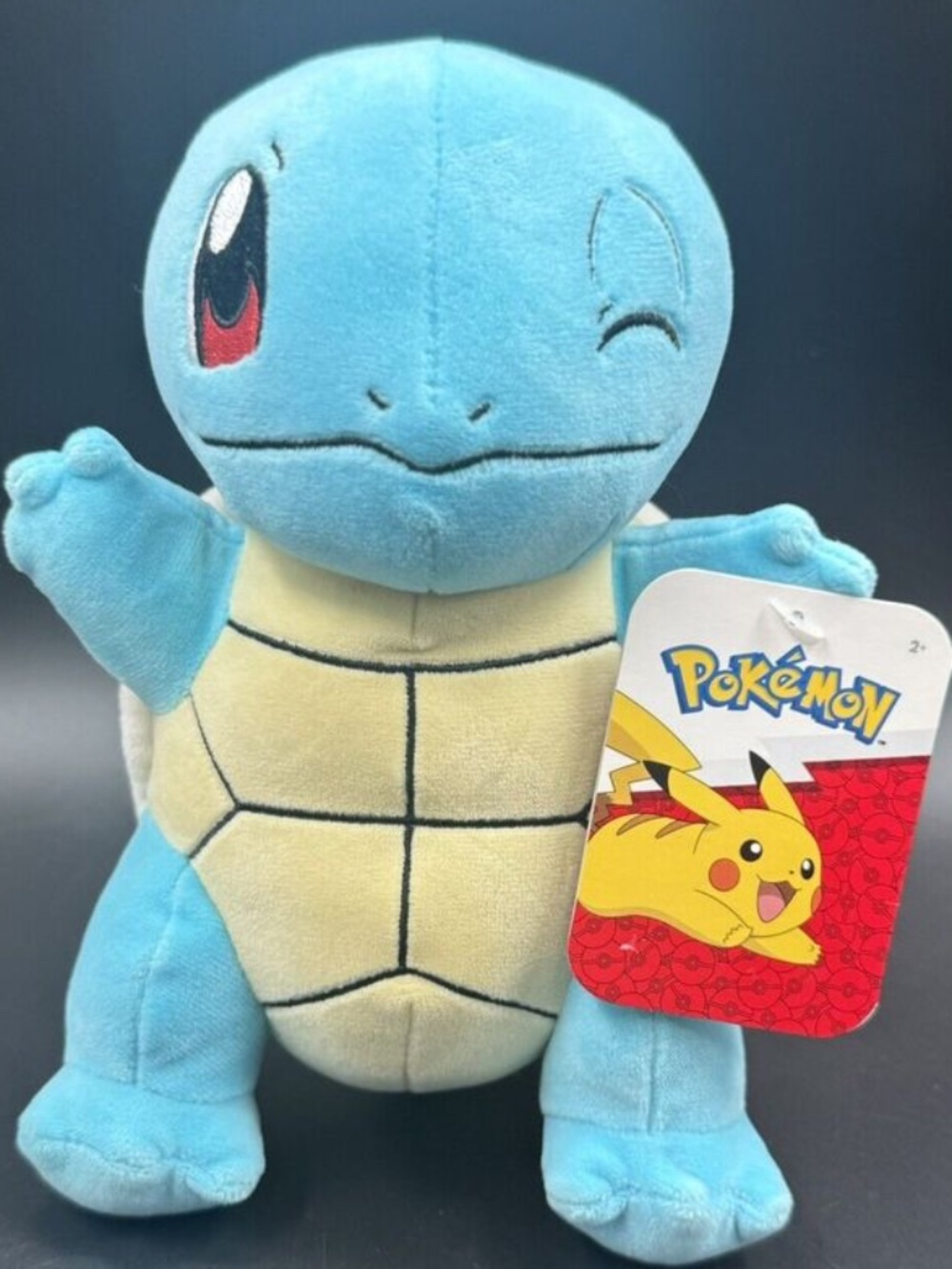 Pokémon Squirtle Plush Jazwares 2026 Winking Waving Authentic